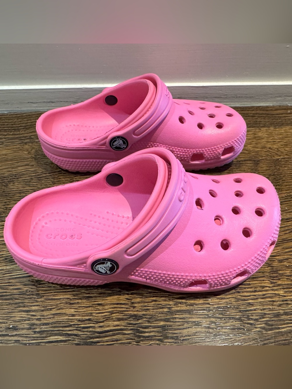 Kids Crocs in Hot Pink